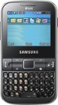 Front Standard. Samsung - Ch@t 322 Mobile Phone (Unlocked) - Black.