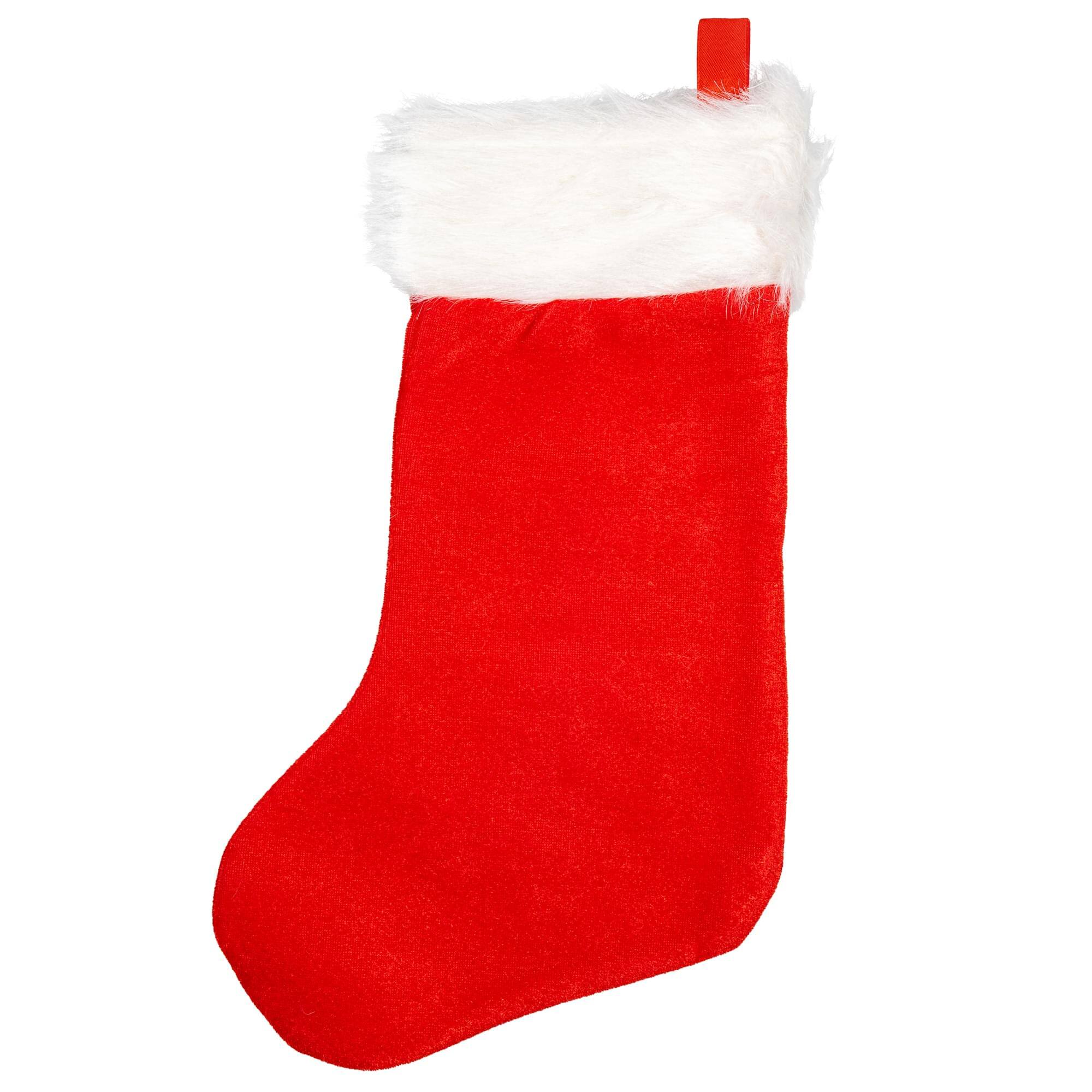 Alt View 1. Think 3Fold - The Goo Goo Dolls Holiday Logo Stocking - Red.