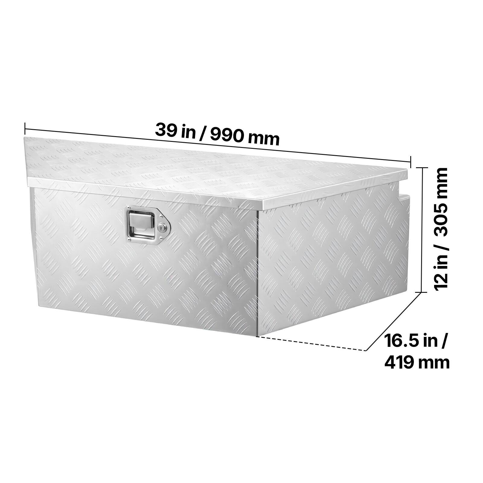 39 in / 990 mm  
12 in / 305 mm  
16.5 in / 419 mm