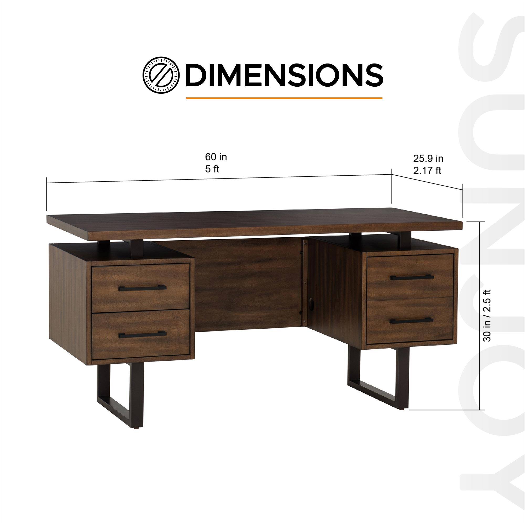 DIMENSIONS  
60 in / 5 ft  
25.9 in / 2.17 ft  
30 in / 2.5 ft