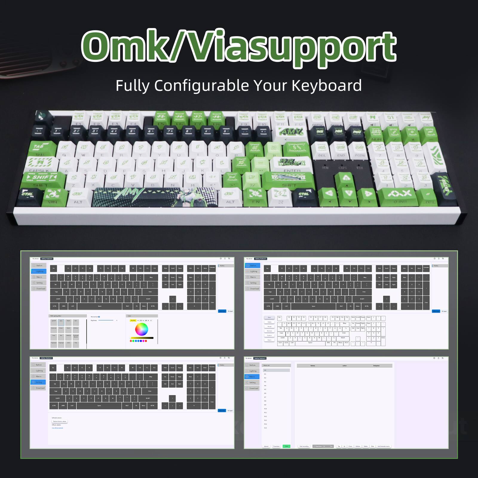 Omk/Viasupport Fully Configurable Your Keyboard