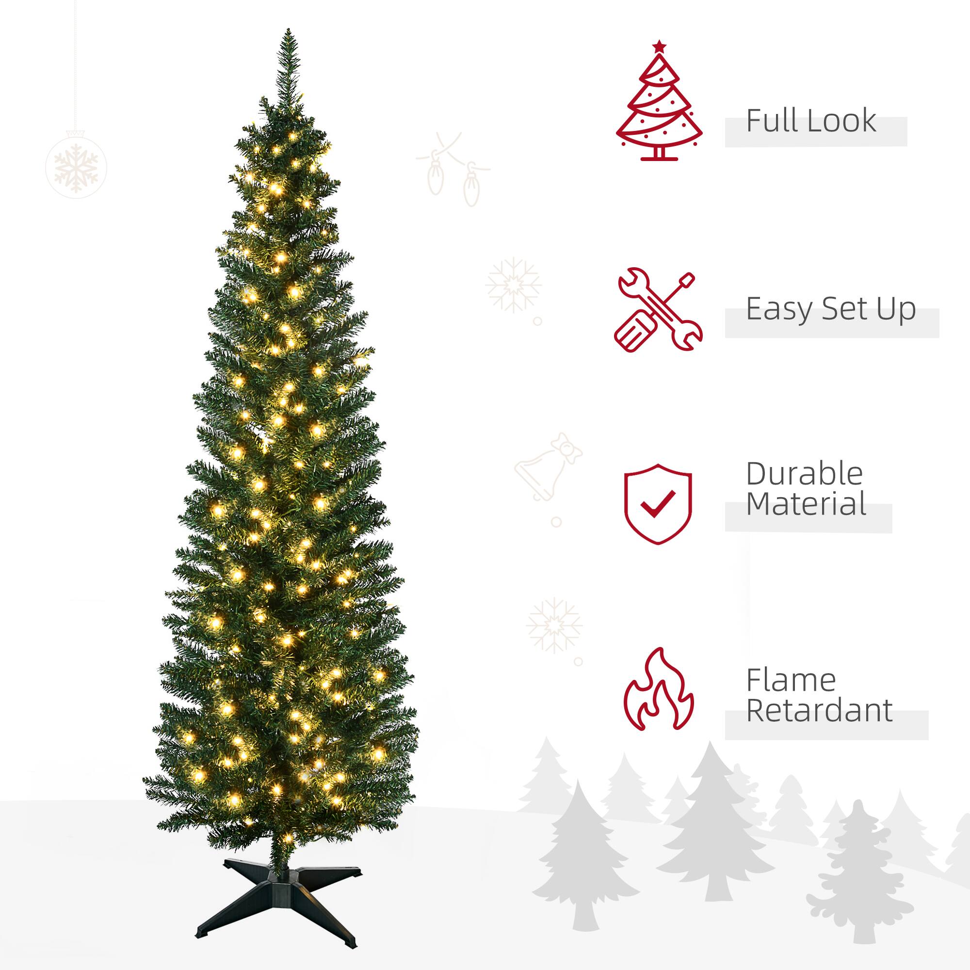 Full Look  
Easy Set Up  
Durable Material  
Flame Retardant