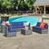 Alt View 1. Costway - 8 PCS Wicker Sofa Rattan Furniture Set Patio Furniture w/ Storage Table - Navy.