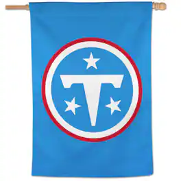 WinCraft - Tennessee Titans Single-Sided 28" x 40" Primary Logo Vertical Banner - Multicolor