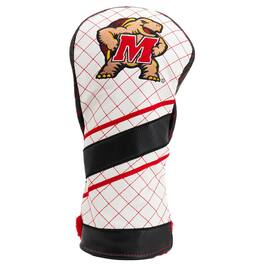 Team Golf - Maryland Terrapins Striped Quilted Driver Headcover - Multicolor