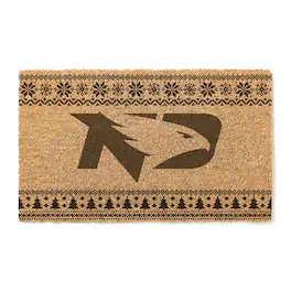 Jardine - North Dakota 18" x 30" Holiday Coir Doormat - Brown