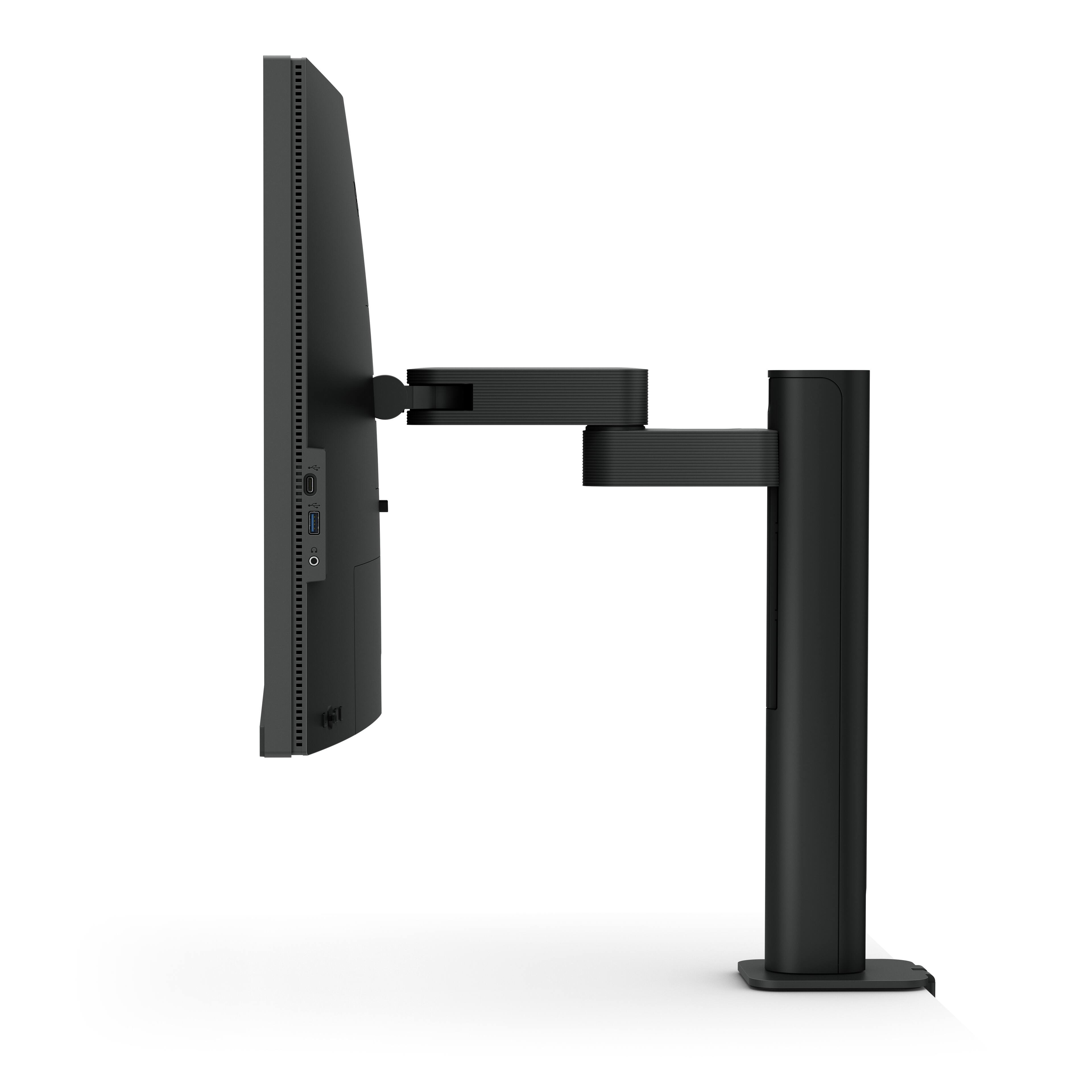 Alt View 15. BenQ - AQCOLOR PD3205UA Designer 31.5" IPS LED 4K UHD Monitor with HDR10 and Ergo Stand (HDMI/DP/USB-C 90W/USB Type B) - Gray.
