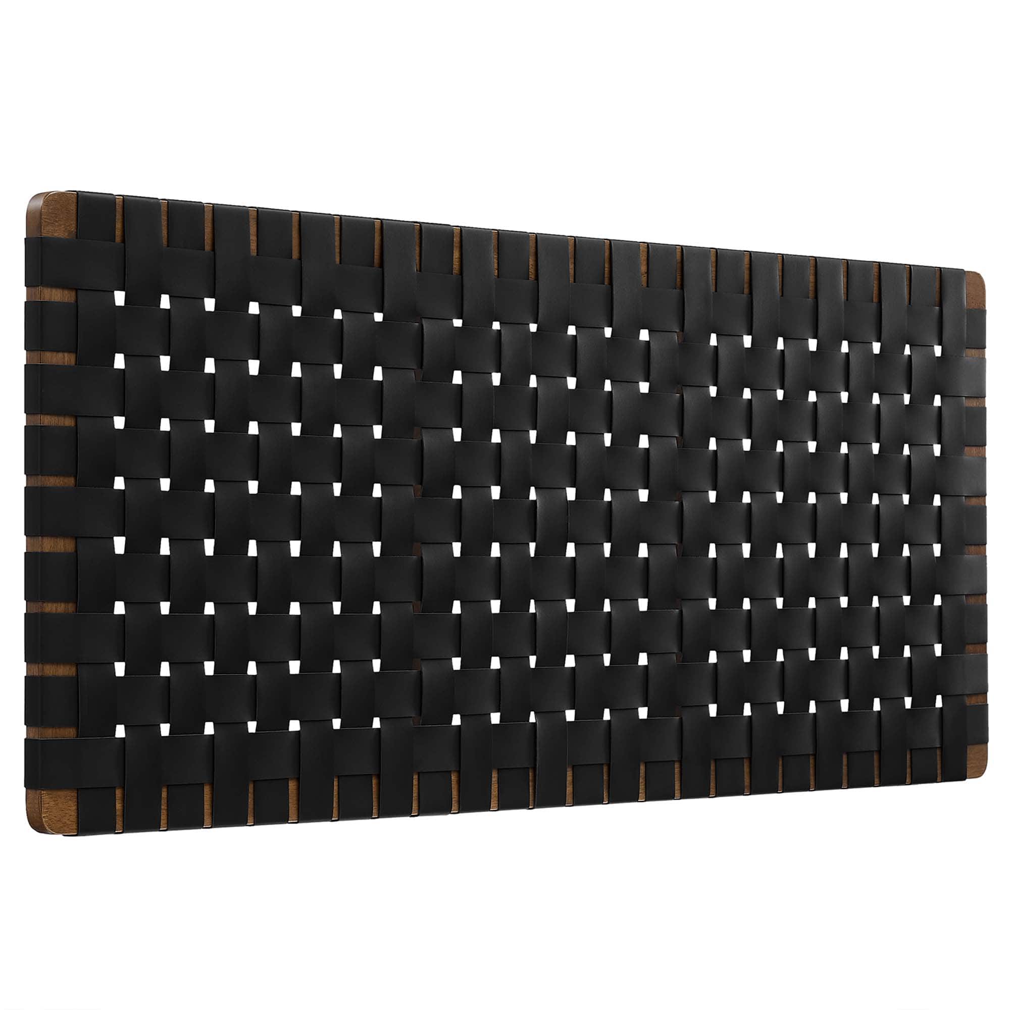 Sparta Weave Vegan Leather Full Headboard by Modway - Black price history on PriceWatchPro