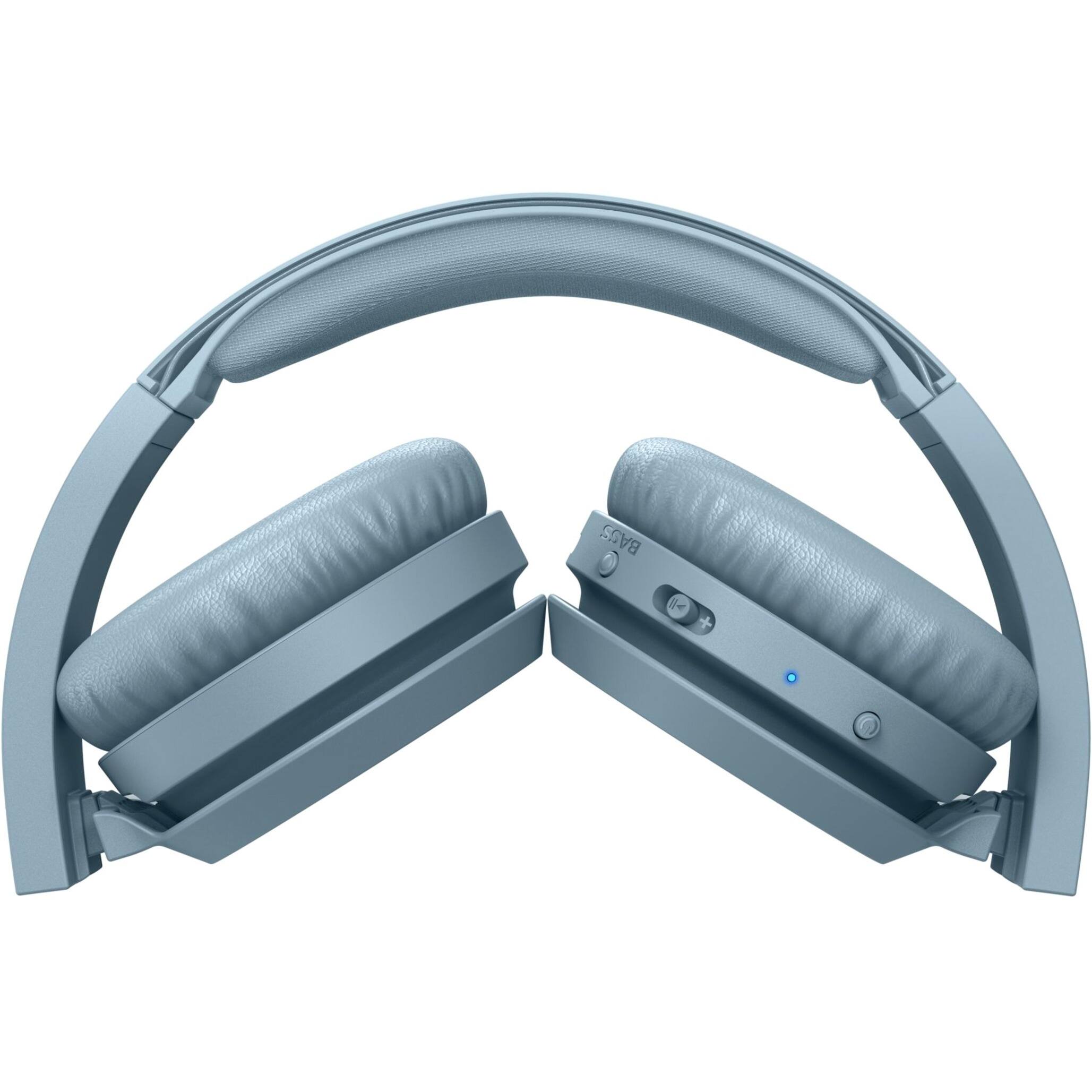 Alt View 17. Philips - TAH4205BL Wireless Over-the-head Headphones - Blue.