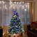 Alt View 13. Costway - 5ft Pre-Lit Snowy Christmas Hinged Tree 11 Flash Modes w/ 250 Multi-Color Lights - Green/White.