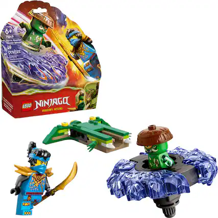 6+
71849
Nya vs. Mutation Monster Spinner
49 pcs/pzs
Building Toy
About 10 minutes to construct
LEGO NINJAGO DRAGONS RISING