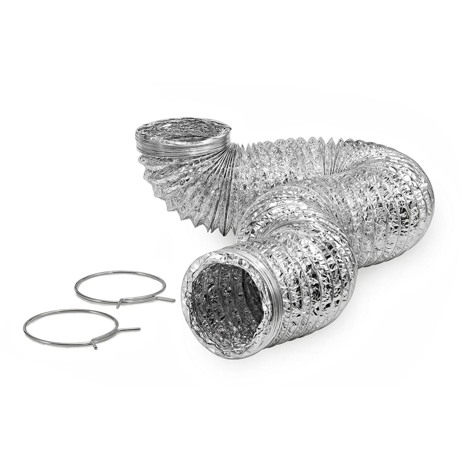 Alt View 1. Lambro - 4" x 8-ft UL 2158A Transition Duct Vent Kit.