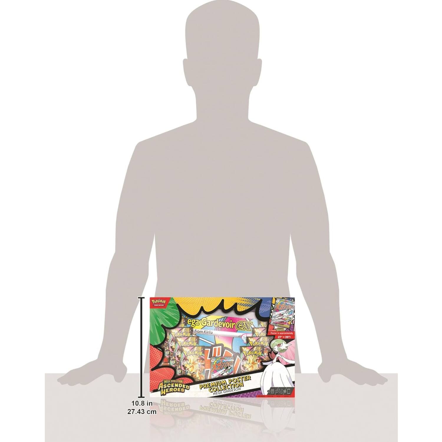 - Mega Gardevoir eN
- From Killua
- ASCENDED PREMIUM COLLECTOR'S POSTER
- ASCENDED HEROES
- 10.8 in / 27.43 cm