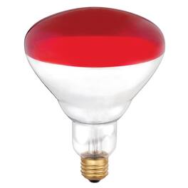 Westinghouse - 250 W R40 Heat Lamp Incandescent Bulb E26 (Medium) Red 6 pk