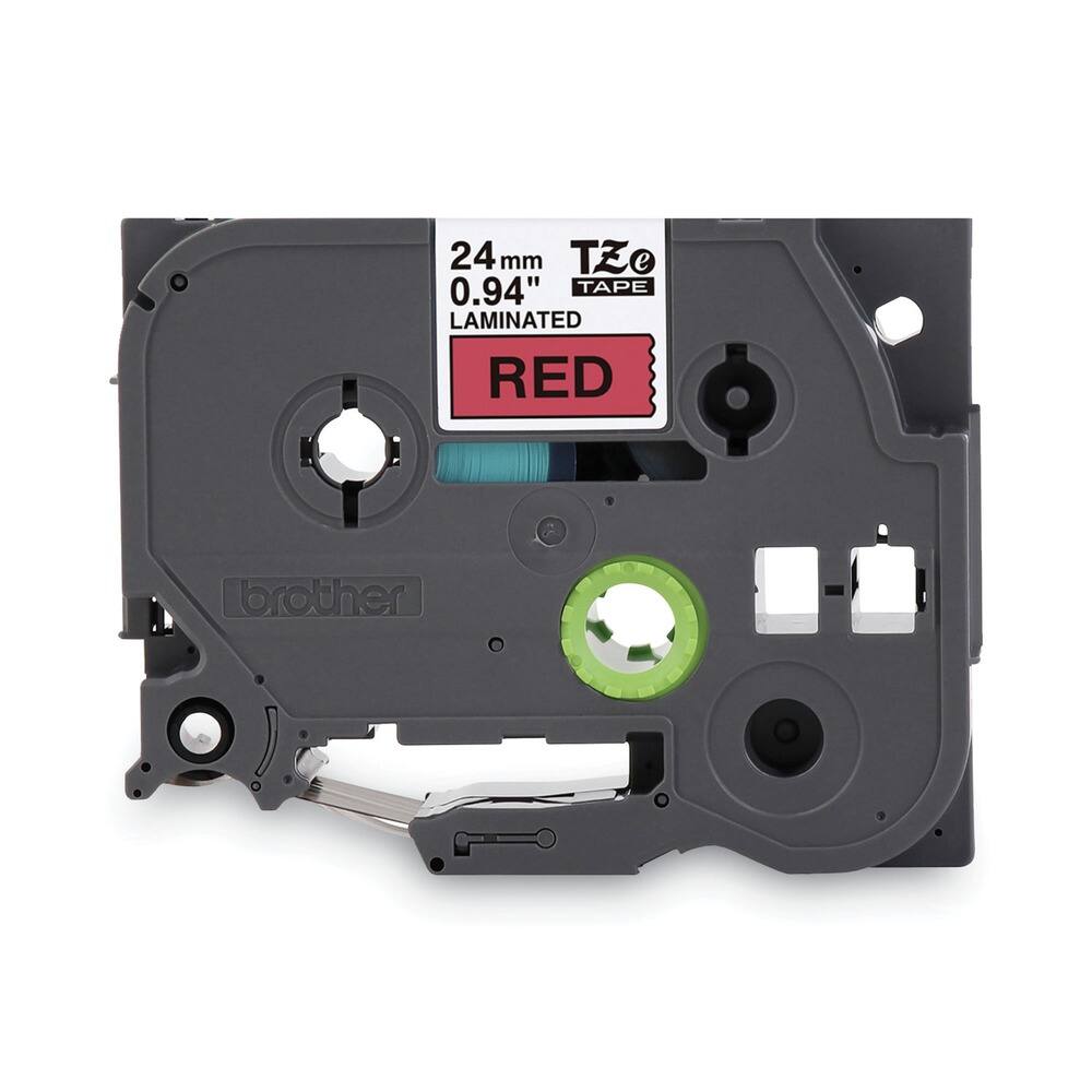 24 mm  
0.94"  
LAMINATED  
RED  
TZ e TAPE  
brother
