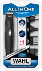 Wahl - All In One Rechargeable Grooming Trimmer - Black - Angle_Zoom