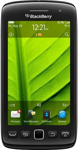Front Standard. BlackBerry - BlackBerry Torch 9860 Unlocked Cell Phone - Black.
