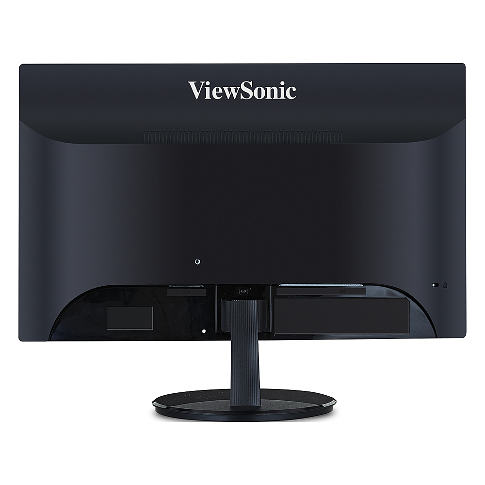 Back View: ViewSonic - VA2459-SMH 24" LCD FHD Monitor (DisplayPort VGA, HDMI) - Black