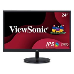 ViewSonic - VA2459-SMH 24" LCD FHD Monitor (DisplayPort VGA, HDMI) - Black - Front_Zoom