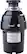 Front. GE - 1 HP Disposer - Black.