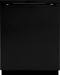 GE - 24" Tall Tub Built-In Dishwasher with Stainless Steel Tub - Black-Front_Standard