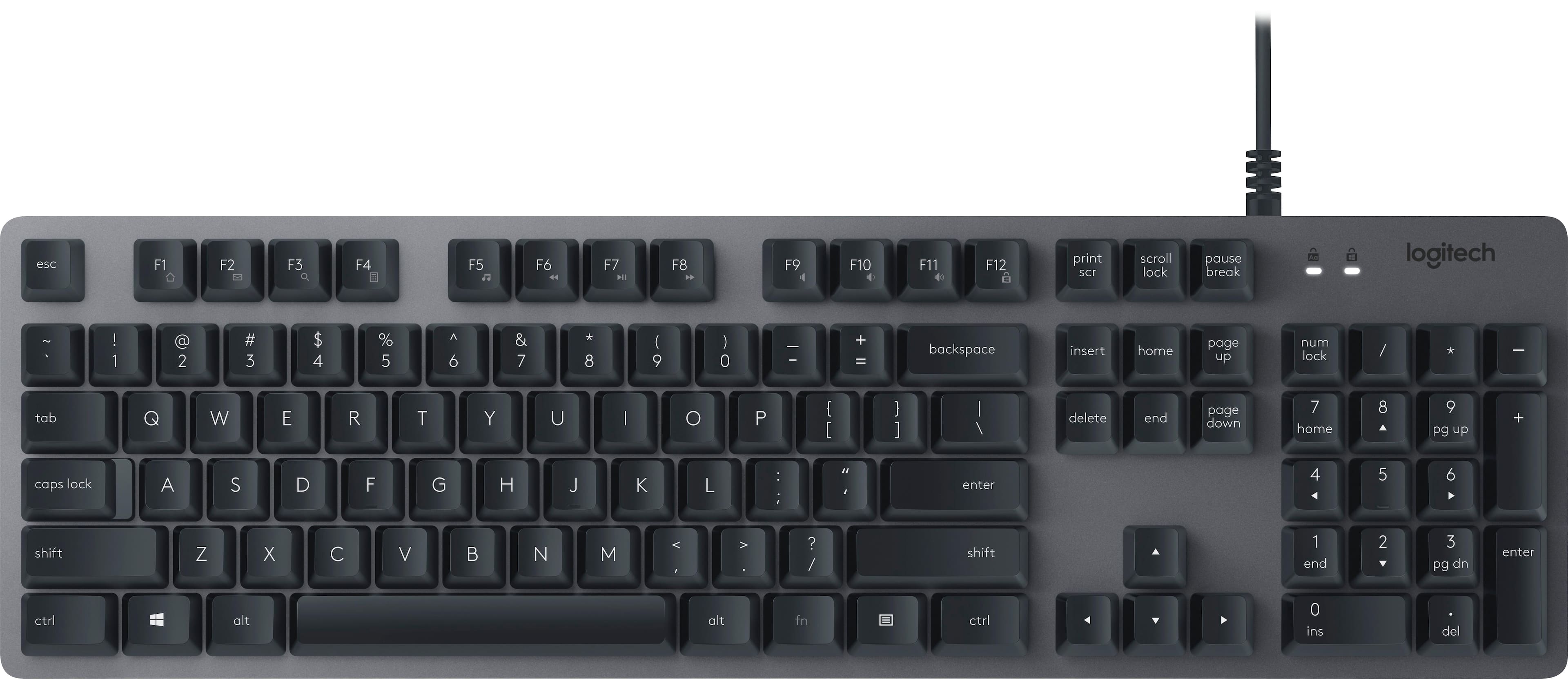 The image shows a close-up of a black keyboard with white lettering. The keyboard has a variety of keys, including the numbers 1 through 9, the letters A through Z, and other function keys. The keys are arranged in two rows, with the top row containing the letters and the bottom row containing the numbers. The keyboard also has a space bar and a shift key, which can be used to access additional functions. The keyboard is likely designed for use with a computer, and it is likely that the keys are labeled with their corresponding functions to assist users in typing and navigating within the computer system.