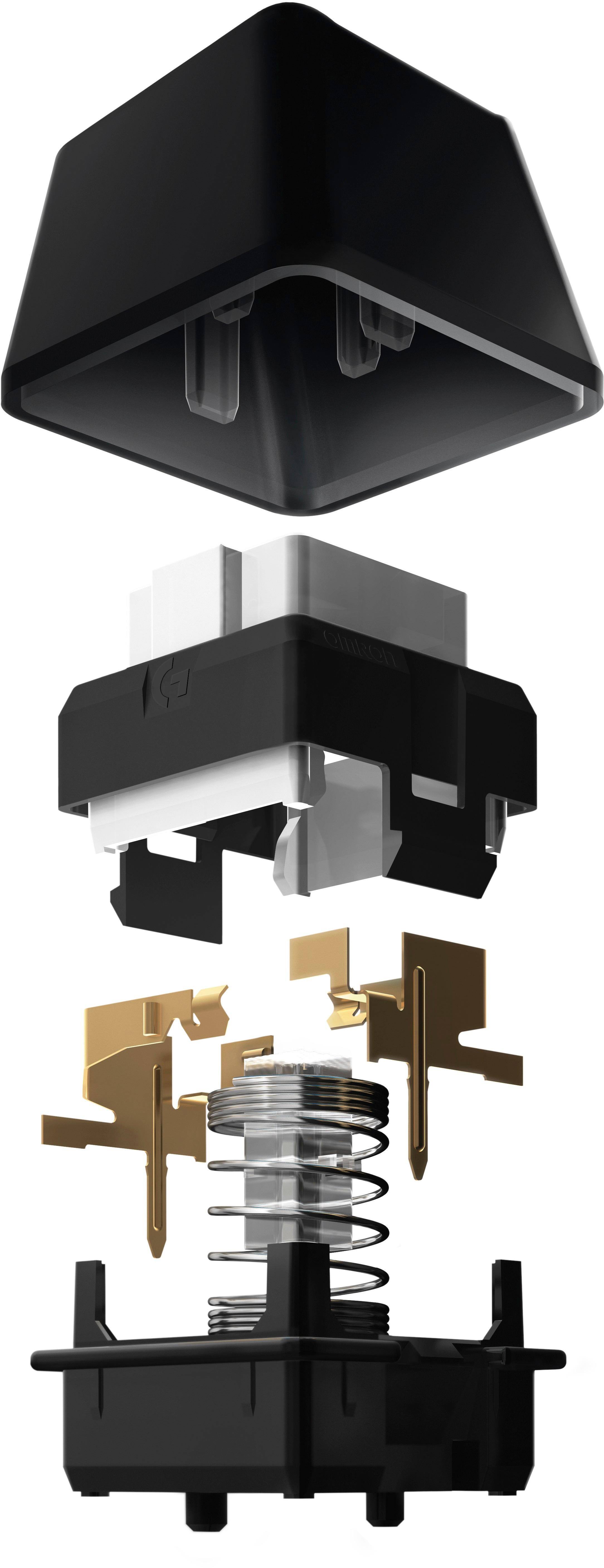 Alt View 13. Logitech - K840 Mechanical USB Keyboard - Black/gray.