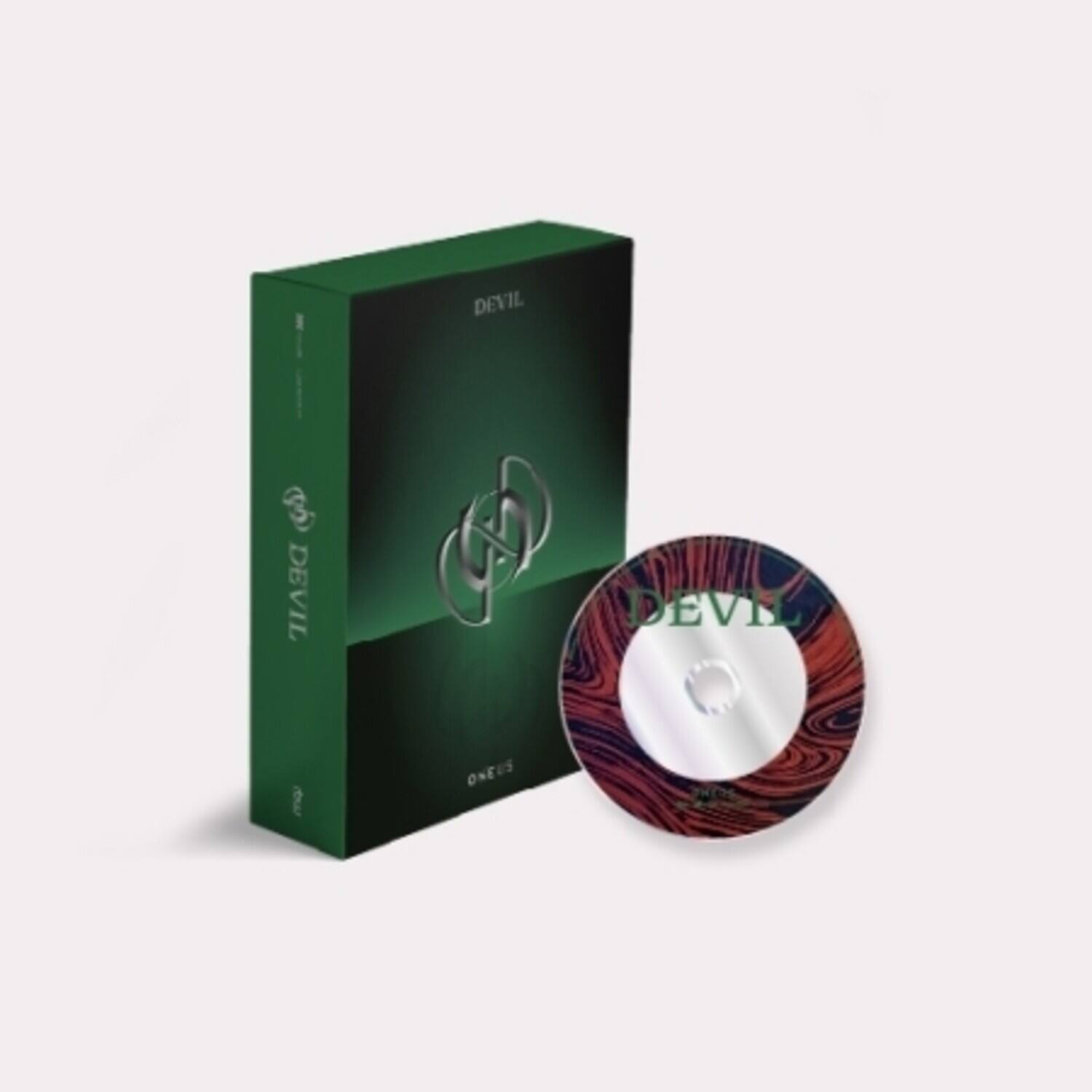 Oneus - Devil (Green Version) (incl. 142pg Photobook, 16pg Lyrics Book, Hidden Card, Big Photocard + - COMPACT DISCS [CD]