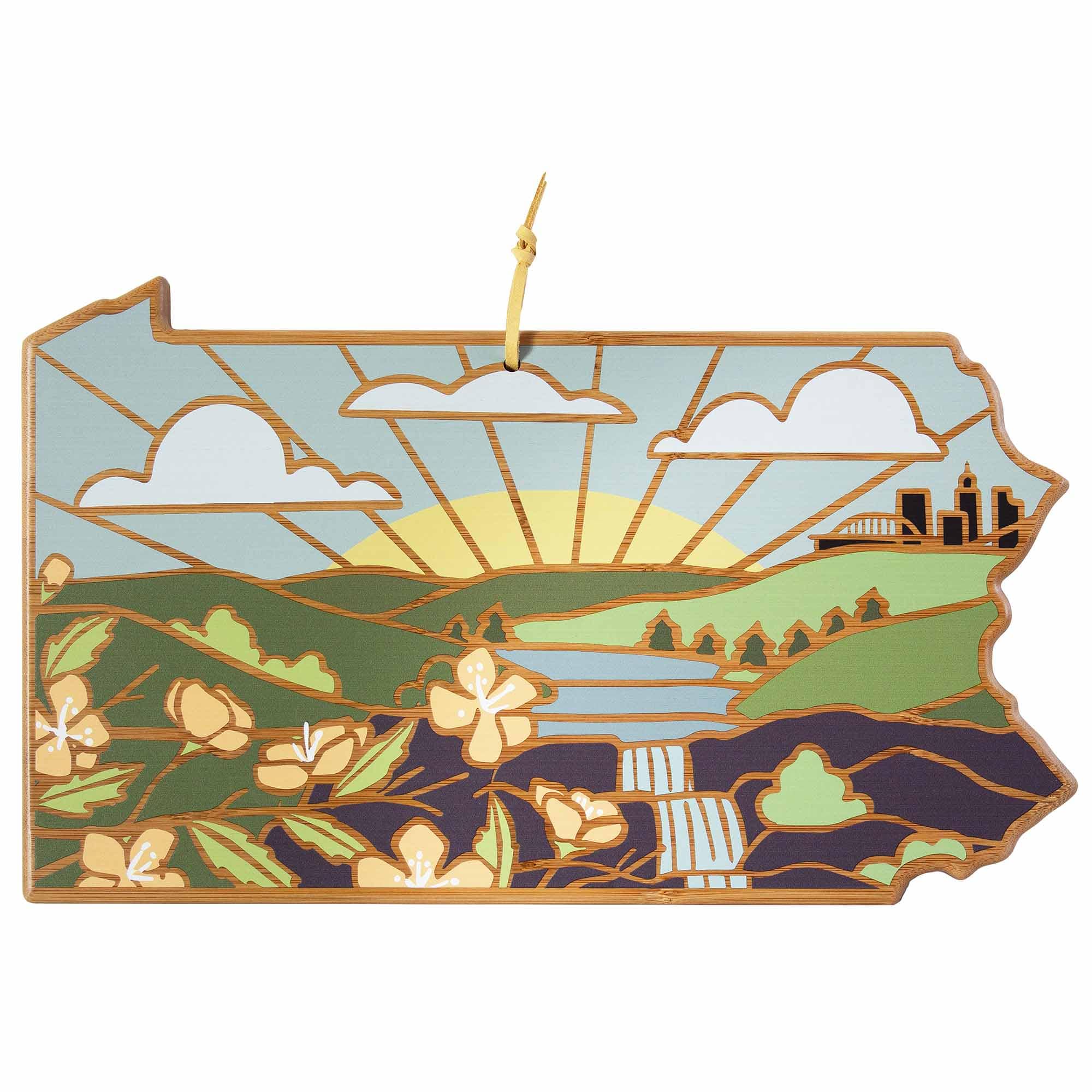 Totally Bamboo - Pennsylvania Cutting Board with Artwork by Summer Stokes price history on PriceWatchPro