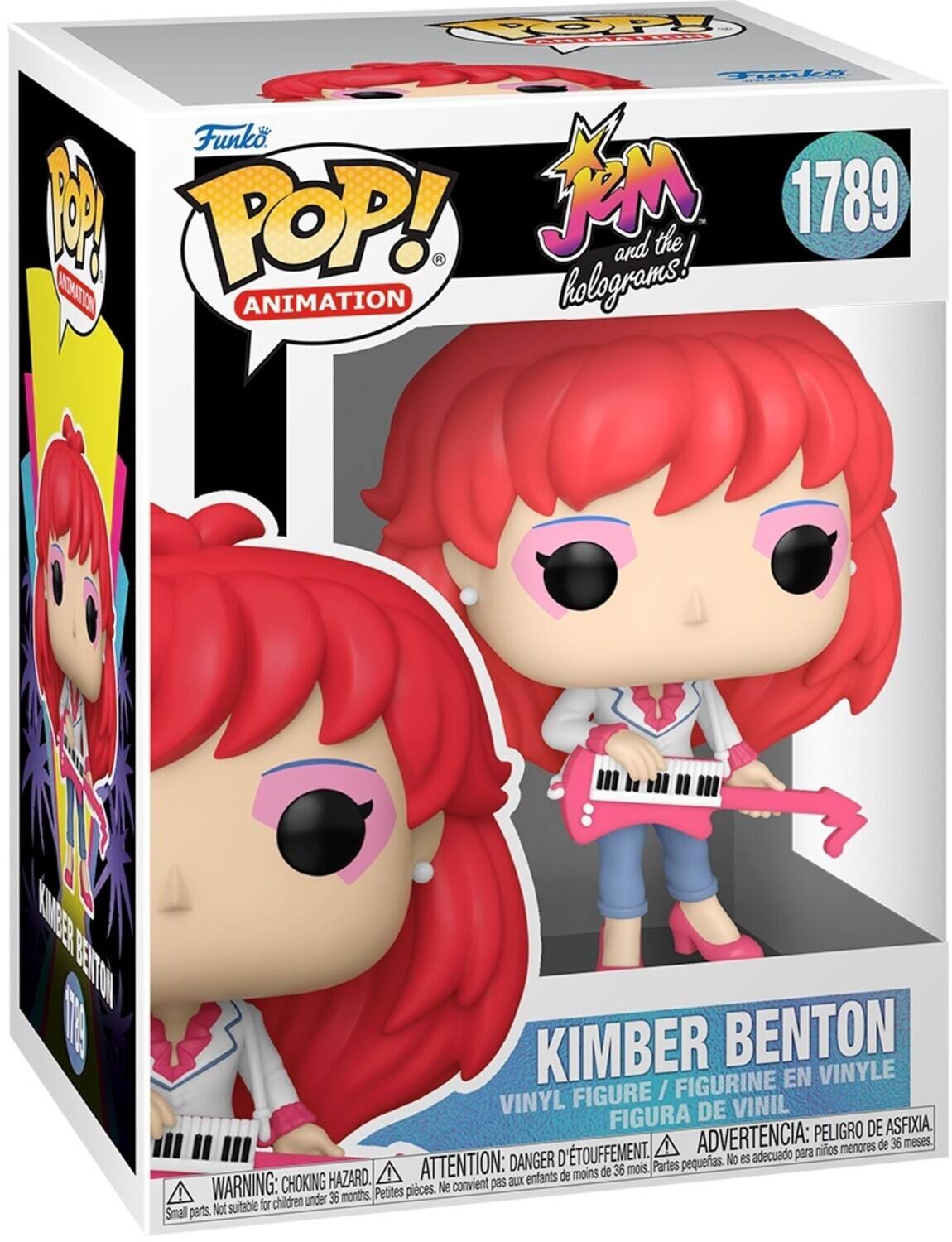 OPY 9 r Tily Funko. POP! JM 1789 and the ANIMATION holograms! BENTON KIMBER BENTON FIGURINE EN VINYLE FIGURE / VINYL DE VINIL FIGURA DE ASFIXIA. ADVERTENCIA: PELIGRO DE AFIXIA. ATTENTION: DANGER D'ÉTOUFFEMENT. Partes pequeas. No es adecuado para niños menores de 36 meses. WARNING: CHOKING HAZARD. Petites pieces. Ne convient pas aux enfants. Small parts. Not suitable for children under 36 months.