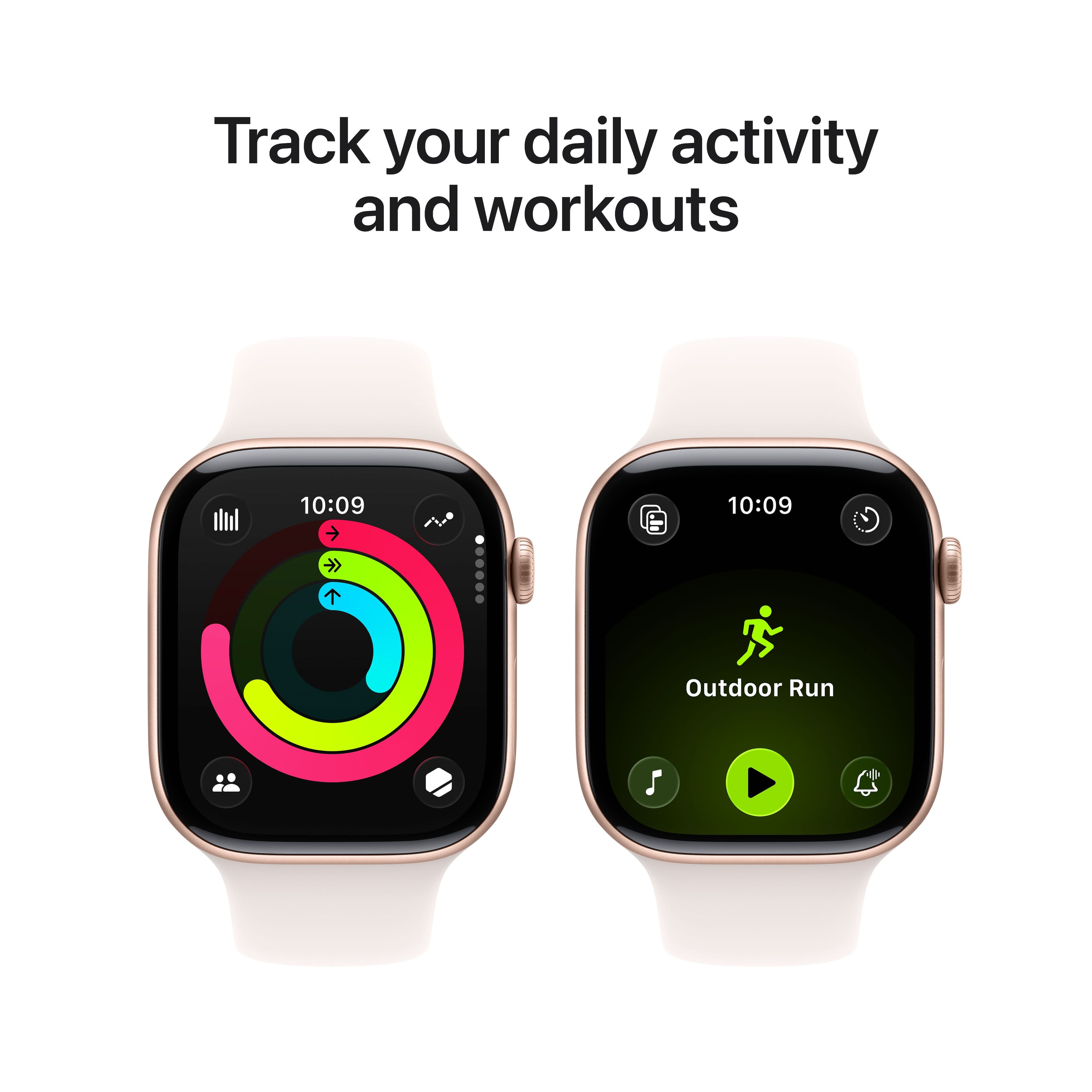 Track your daily activity and workouts
10:09
Outdoor Run