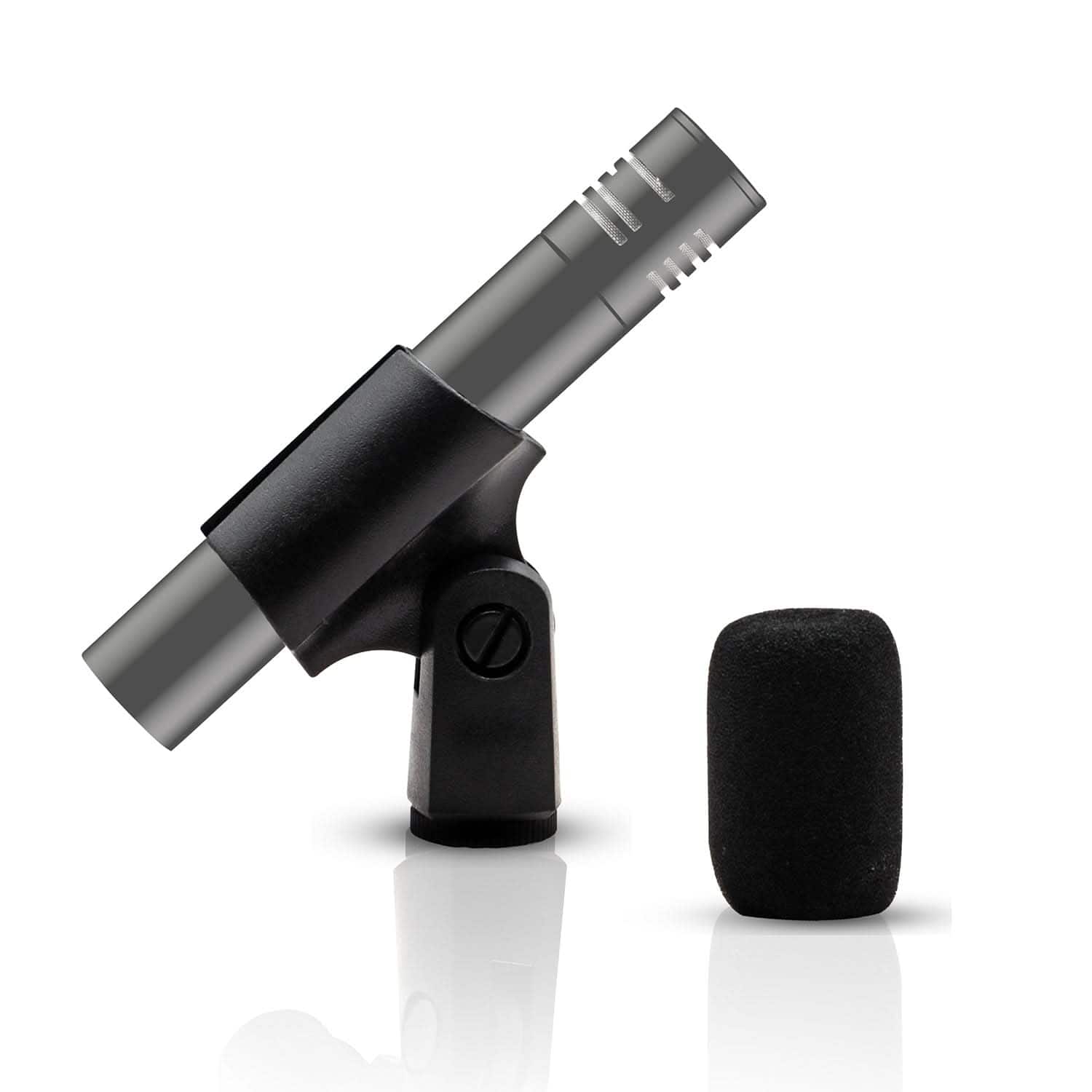 5 CORE - Instrument Microphone Professional XLR Cardioid Pencil Stick Condenser Mic-INSTRU MIC 300 GREY