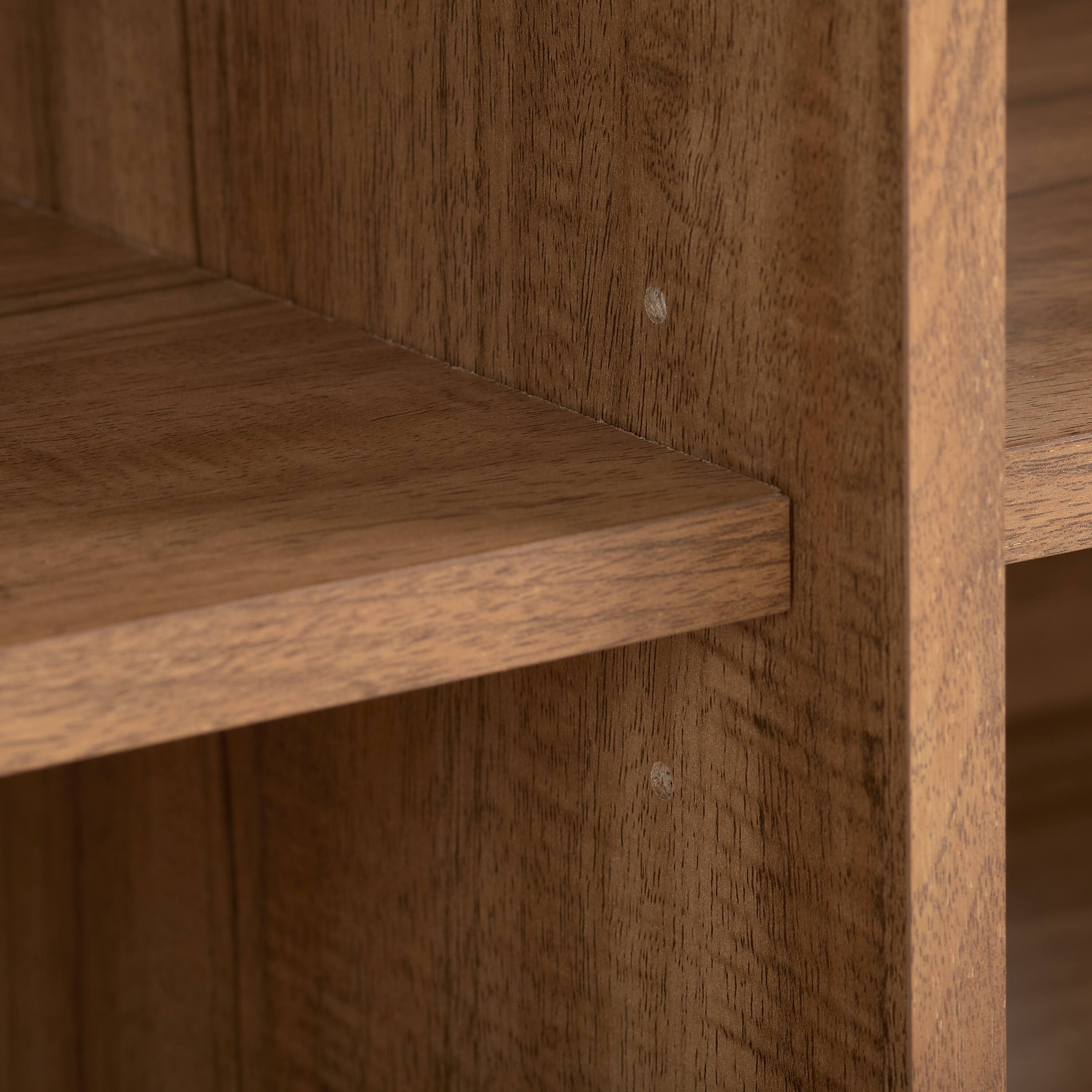 Alt View 4. CorLiving - Media Console for Most TVs up to 85" - Light Brown.