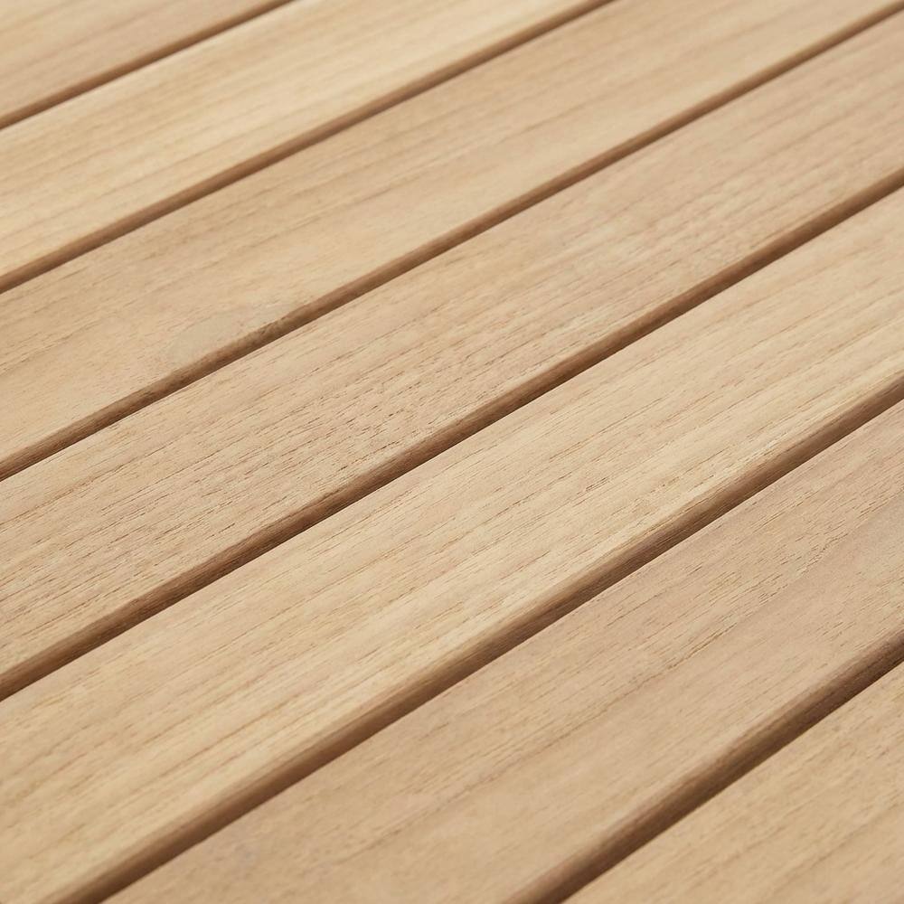Alt View 1. Outdoor Escape - Teak Outdoor Coffee Table With Rectangular Design And Durable Finish - Brown.