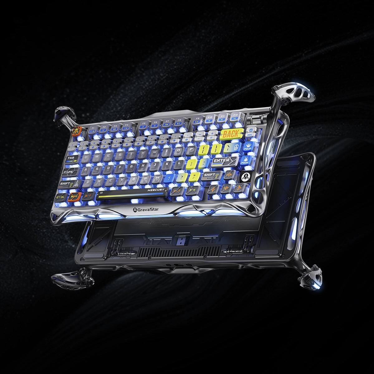 GravaStar Mercury K1 Pro 75% Wireless Mechanical Gaming Keyboard