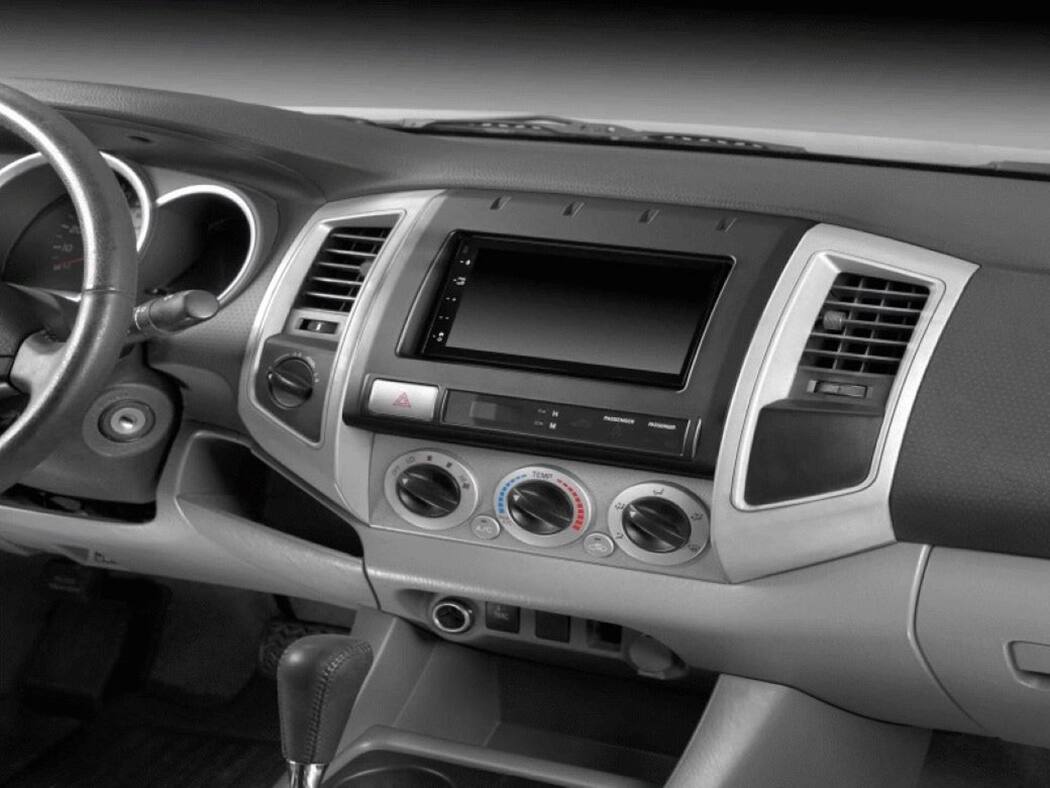 Alt View 11. Metra - Stereo Installation Kit for 2005-2011 Toyota Tacoma Vehicles - Matte Black.