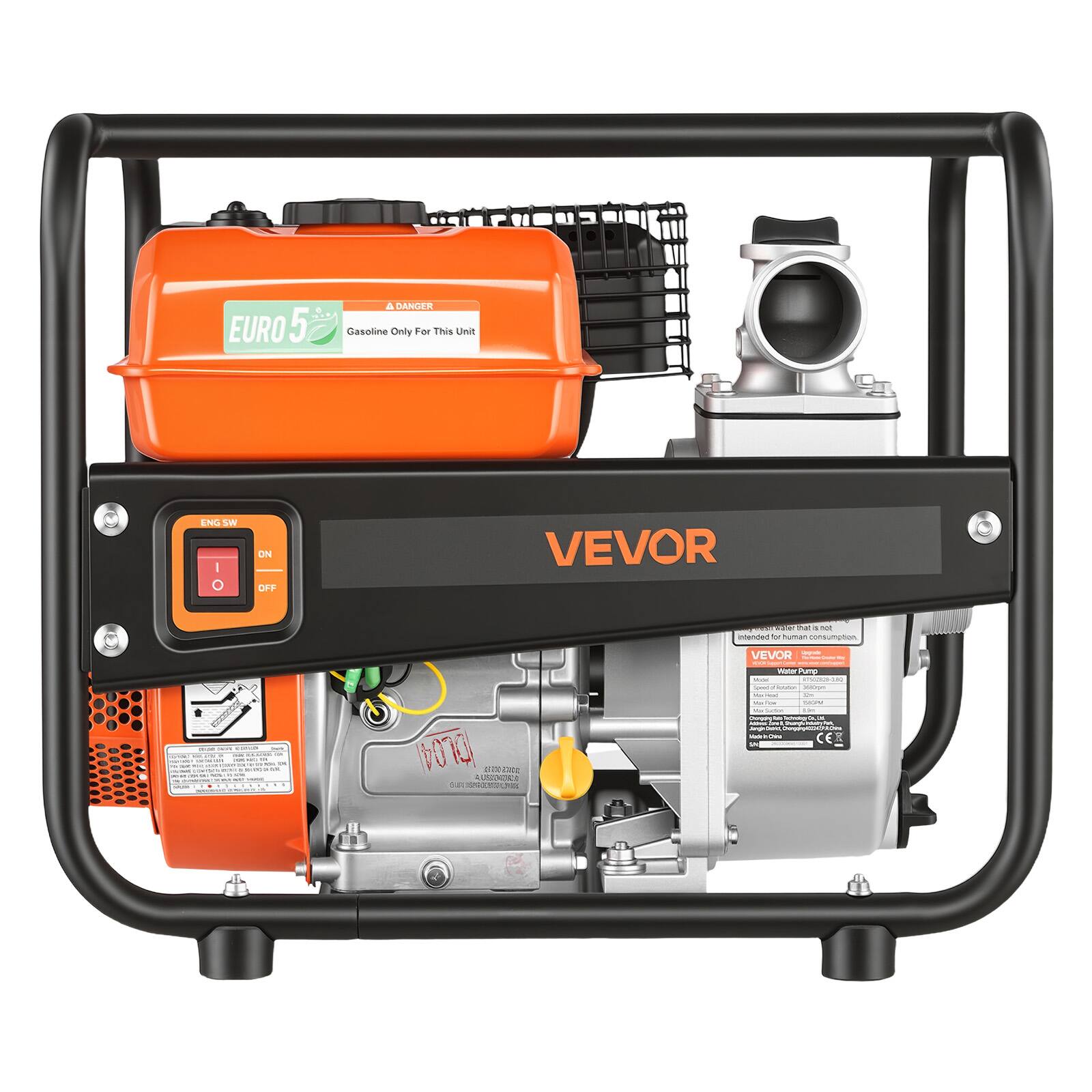 EURO 5 A DANGER Gasoline Only For This Unit  
LTEL SW I O UN OFF VEVOR  
tar a - intended - human consumption VEVOR  
Koora I I | - I - DLO4 4 .2 CRe Aora -  
nna - Ca I - ! - - - - I - - -