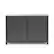 Angle. Storkcraft - Kenton 6-Drawer Double Dresser - Gray.