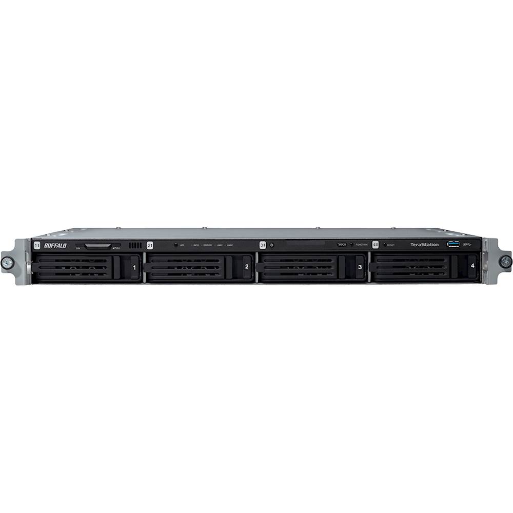 Justering Ko Erasure Best Buy: Buffalo TeraStation™ 5400RH 12TB 4-Bay Rack-mountable Network  Storage (NAS) TS5400RH1204