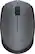 Front. Logitech - M170 Wireless Optical Mouse - Ash Gray.
