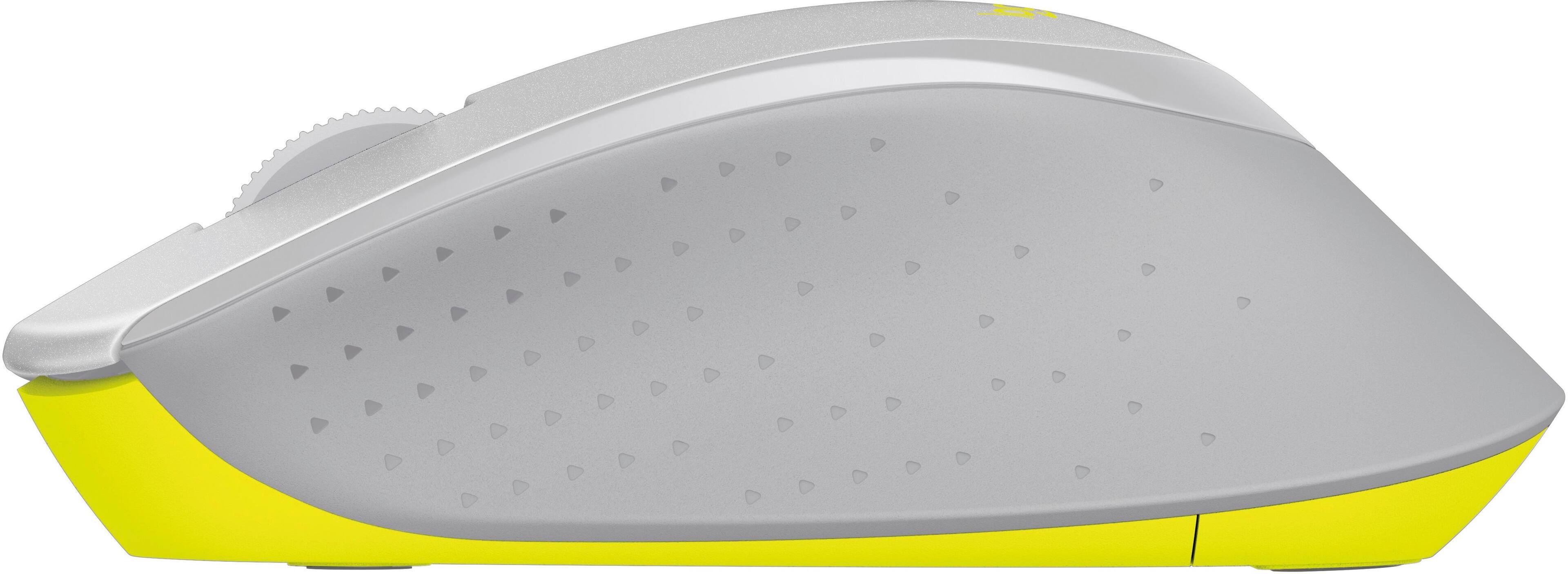 Alt View 13. Logitech - M330 SILENT Wireless Optical Mouse with Quiet Clicks - Gray.