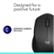 Designed for a positive future, the Logitech mouse is certified carbon neutral.