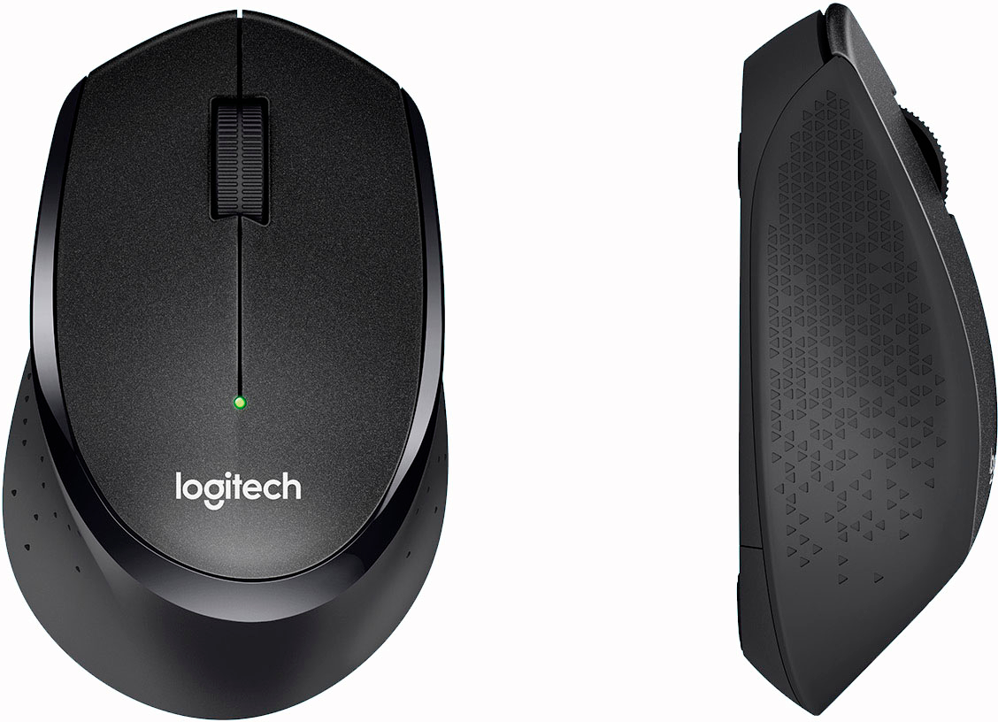 Outlaw tusind jul Logitech M330 SILENT PLUS Wireless Optical Mouse with USB Nano Receiver  Black 910-004905 - Best Buy
