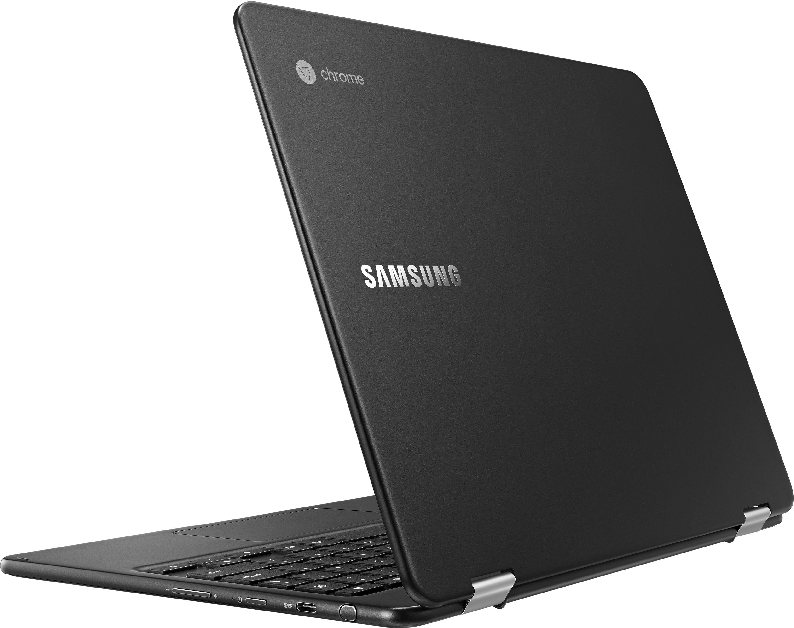Alt View 7. Samsung - Pro 12.3" Touch-Screen Chromebook - Intel Core M3 - 4GB Memory - 32GB eMMC Flash Memory - Platinum Silver.