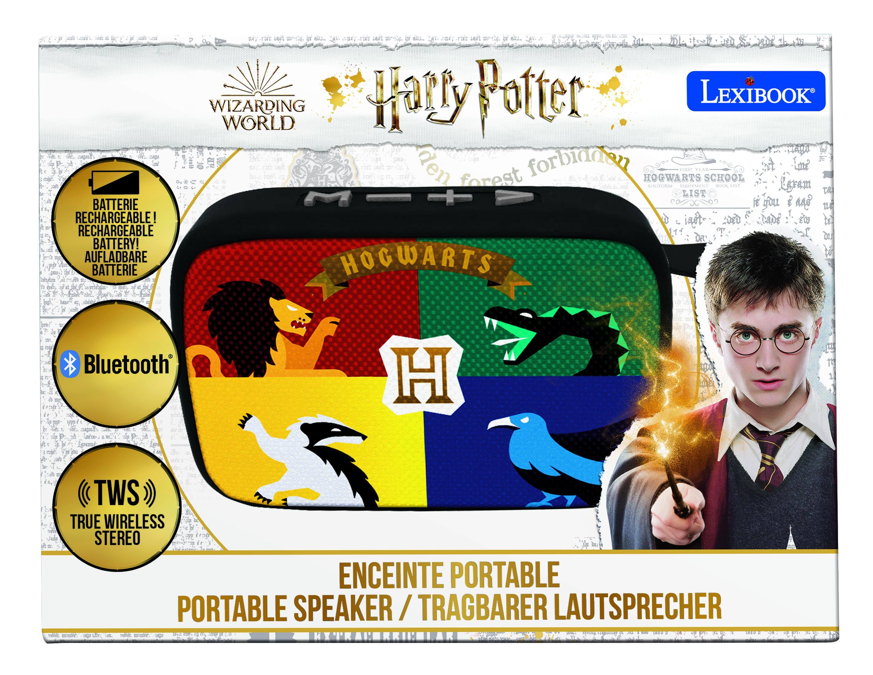 Harry Potter LEXIBOOK WIZARDING WORLD den forbidden forest HOGWARTS SCHOOL LIST BATTERIE RECHARGEABLE! 6 RECHARGEABLE BATTERY! Bluetooth TWS TRUE WIRELESS STEREO ENCEINTE PORTABLE SPEAKER / TRAGBARE LAUTSPRECHER