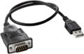 Front Zoom. Insignia™ - 1.3' USB-to-RS-232 (DB9) PDA/Serial Adapter Cable, with Prolific Chipset - Black.
