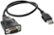 Front Zoom. Insignia™ - 1.3' USB-to-RS-232 (DB9) PDA/Serial Adapter Cable - Black.