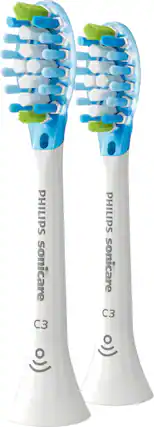 Angle. Philips Sonicare - Premium Plaque Control Brush Heads (2-Pack) - White.