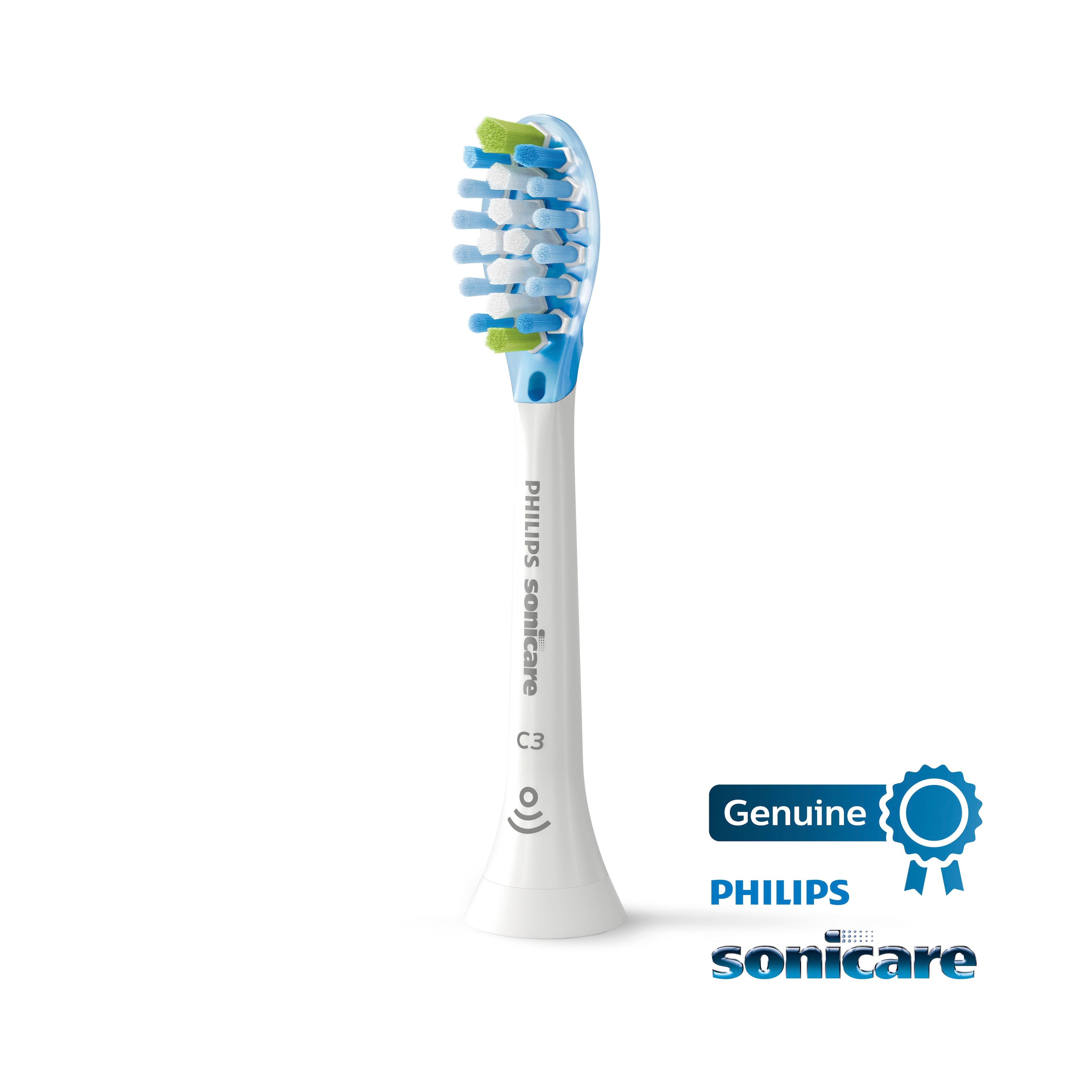 Alt View 11. Philips Sonicare - Premium Plaque Control Brush Heads (2-Pack) - White.