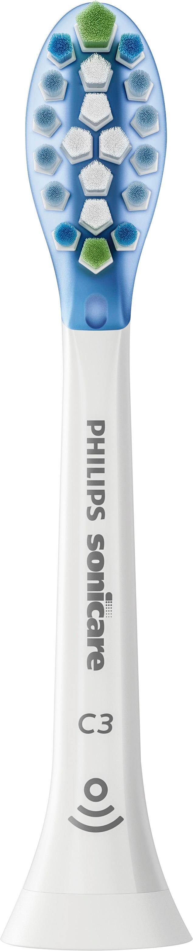 Alt View 12. Philips Sonicare - Premium Plaque Control Brush Heads (2-Pack) - White.